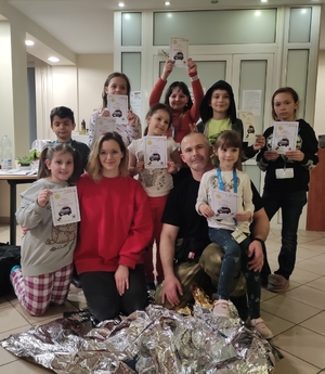 szkolenie dla ukraińskich dzieci przybywających w Szczecinie