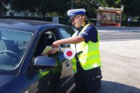Wałecka drogówka promuje akcję „Dzień bez samochodu”