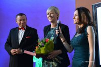 Alicja Bierbsz-Krawczyk podczas wręczania nagrody
