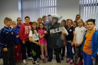 Dzieci ze szkół i przedszkoli z wizytą w KPP Stargard Szczeciński