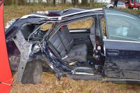Grożny wypadek na drodze między Boguszynami a Bukwicą