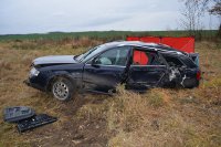 Grożny wypadek na drodze między Boguszynami a Bukwicą