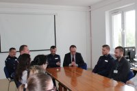 Spotkanie z Wojewodą Zachodniopomorskim w Komendzie Powiatowej Policji w Pyrzycach