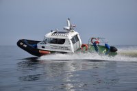 Funkcjonariusz z Policji Wodnej w Szczecinie na międzynarodowym szkoleniu „Zapobiegania zagrożeniom w zakresie bezpieczeństwa morskiego”.