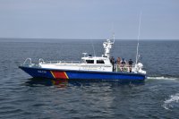 Funkcjonariusz z Policji Wodnej w Szczecinie na międzynarodowym szkoleniu „Zapobiegania zagrożeniom w zakresie bezpieczeństwa morskiego”.