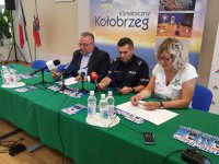 Spotkanie władz Kołobrzegu z szefem kołobrzeskiej Policji w celu poprawy bezpieczeństwa w nadmorskim w powiecie