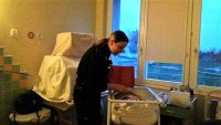 Dzielnicowi z wizytą w gryfickim szpitalu