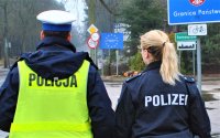 policjant z Polski i Niemiec