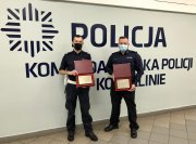 Koszalińscy policjanci wyróżnieni przez Ministra Spraw Wewnętrznych i Administracji