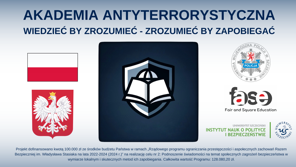 Akademia Antyterrorystyczna – wiedzieć by zrozumieć – zrozumieć by zapobiegać