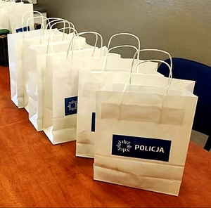 policjanci z wizytą w placówce oświatowej w Świnoujściu