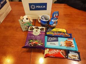 policjanci z wizytą w placówce oświatowej w Świnoujściu