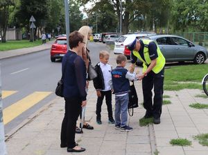 działania &quot;Bezpieczna droga do szkoły&quot; w Szczecinie
