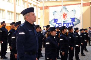ślubowanie kolejnych nowych policjantów w Zachodniopomorskiem