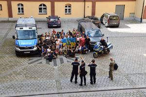 Zwiedzanie, edukacja i przygoda. Przy takich założeniach upłynęła w Szczecinie czwartkowa wizyta dzieci ukraińskich policjantów.