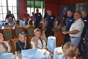 Zwiedzanie, edukacja i przygoda. Przy takich założeniach upłynęła w Szczecinie czwartkowa wizyta dzieci ukraińskich policjantów.
