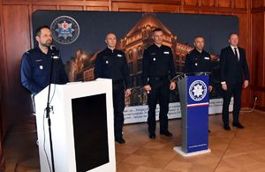 Uroczyste wprowadzenie zastępców Komendanta Wojewódzkiego Policji w Szczecinie