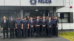 Uroczyste otwarcie nowego Posterunku Policji w Brojcach