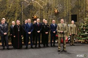 Policja Zachodniopomorska na wspólnej Wigilii służb mundurowych