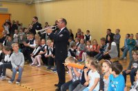 Orkiestra Policji z Brandenburga koncertowała w polskiej szkole