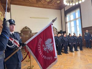 Ślubowanie nowych policjantów