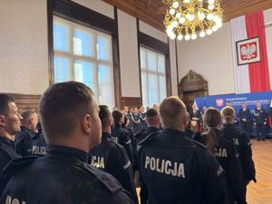 Ślubowanie nowych policjantów