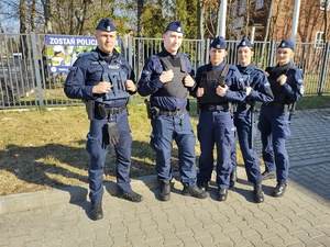 Więcej patroli, znaczy bezpieczniej- słuchacze na praktykach w wałeckiej komendzie