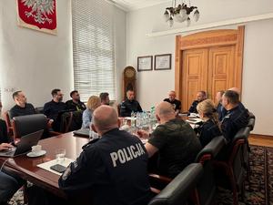 Spotkanie z organizatorem 31. Pol’and’Rock Festival w sprawie policyjnego zabezpieczenia imprezy