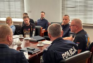 Spotkanie z organizatorem 31. Pol’and’Rock Festival w sprawie policyjnego zabezpieczenia imprezy