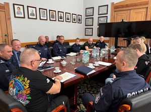 Spotkanie z organizatorem 31. Pol’and’Rock Festival w sprawie policyjnego zabezpieczenia imprezy