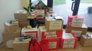 Szczecineccy policjanci przekazali książki mieszkańcom Hospicjum w Darłowie