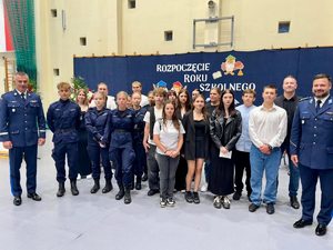 Rozpoczęcie roku szkolnego 2025/2026 w Zespole Szkół im. Ignacego Łukasiewicza w Policach.