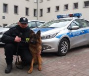 Nowy pies patrolowo-tropiący w szeregach koszalińskiej policji