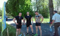 Świdwińscy policjanci ukończyli runmowgeddon- jeden z nich w konkurencji podnoszenia sztangi był najlepszy