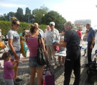 Wakacyjna profilaktyka policjantów z Sanepidem oraz niemieckim Gesundheitliche Pravention