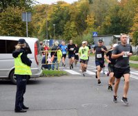 Policjanci zabezpieczali 39 Ćwierćmaraton Policki.