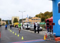 Policjanci zabezpieczali 39 Ćwierćmaraton Policki.